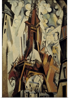 The Eiffel Tower, 1910, By Robert Delaunay, French painting