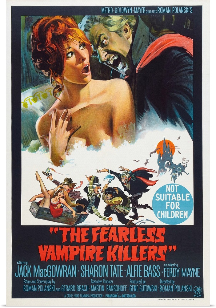 The Fearless Vampire Killers - Vintage Movie Poster (Australian)