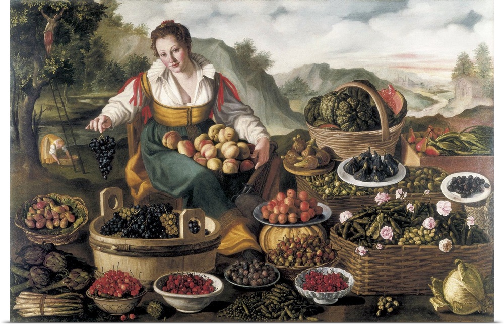 The Fruit Seller by Vincenzo Campi