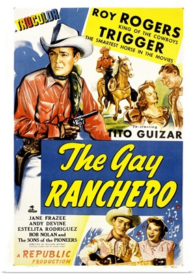 The Gay Ranchero - Vintage Movie Poster