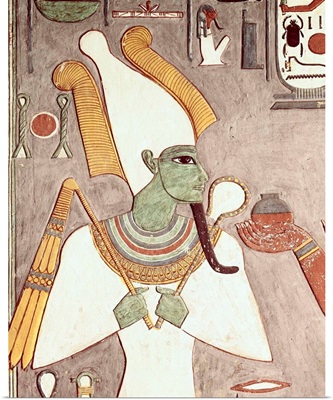The god Osiris, Egyptian art