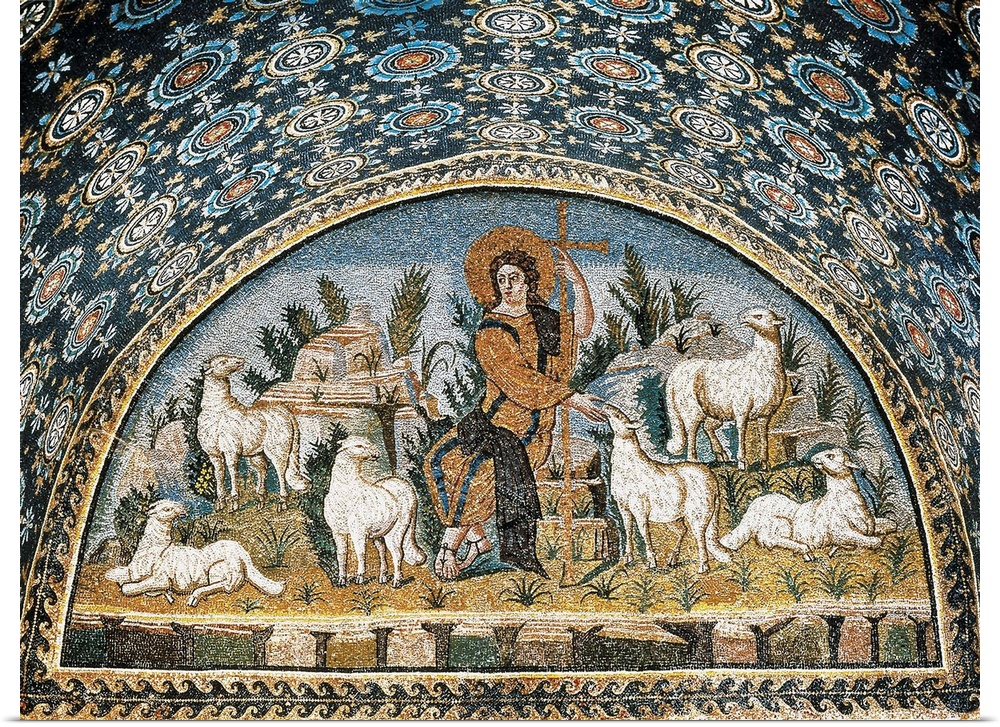 The Good Shepherd. 5th c. Italy. Ravenna. Mausoleum of Galla Placidia