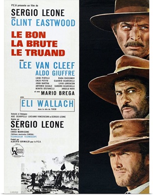 The Good, The Bad And The Ugly, French Poster Art, 1966