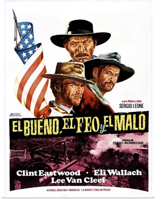 The Good, The Bad, And The Ugly, Spanish Poster Art, 1966