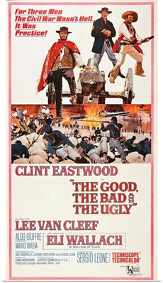 The Good, The Bad, and The Ugly - Vintage Movie Poster