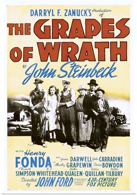 The Grapes of Wrath - Vintage Movie Poster