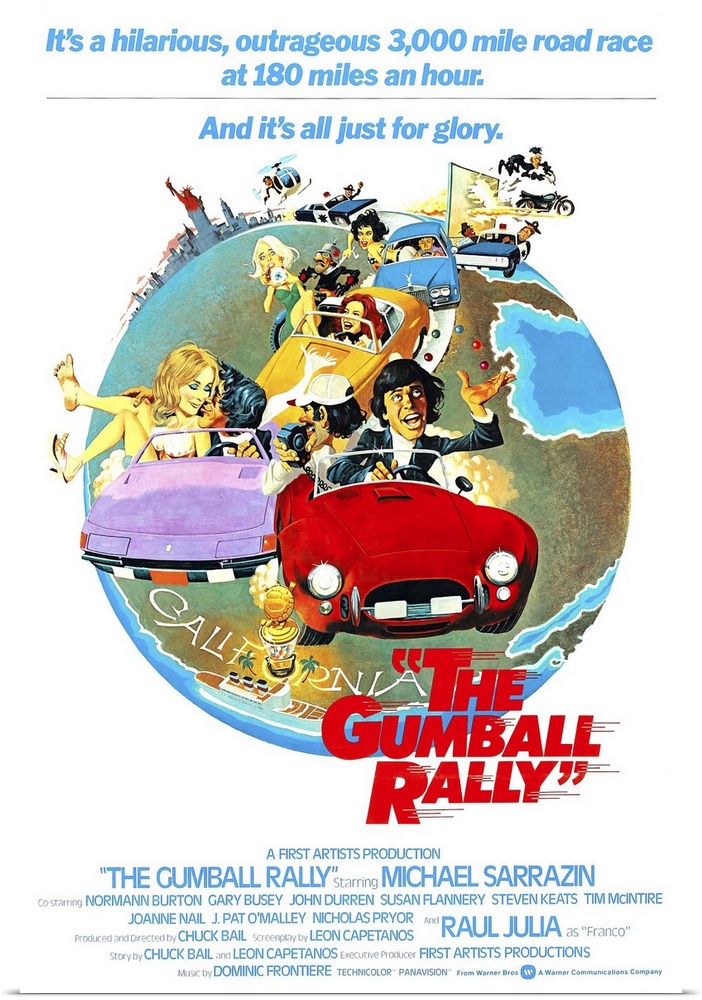 The Gumball Rally - Movie Poster