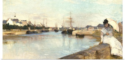 The Harbor at Lorient, by Berthe Morisot, 1869