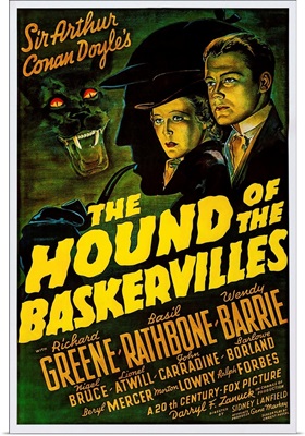 The Hound Of The Baskervilles, US Poster Art, 1939