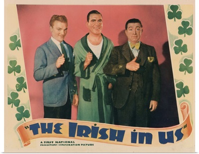 The Irish In Us, Lobbycard, James Cagney, Pat O'Brien, Frank McHugh, 1935