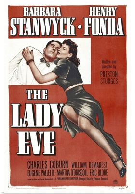 The Lady Eve - Vintage Movie Poster