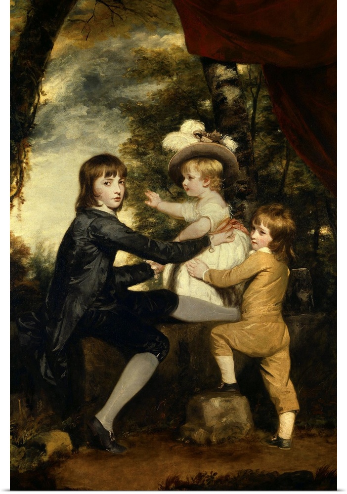 Sir Joshua Reynolds, English School. The Lamb Children, Frederick James and William Lamb, children of 1st Viscount Melbour...