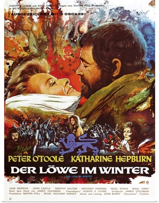The Lion In Winter, Katharine Hepburn, Peter O'Toole, 1968