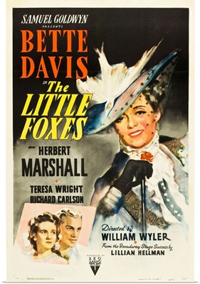 The Little Foxes - Vintage Movie Poster