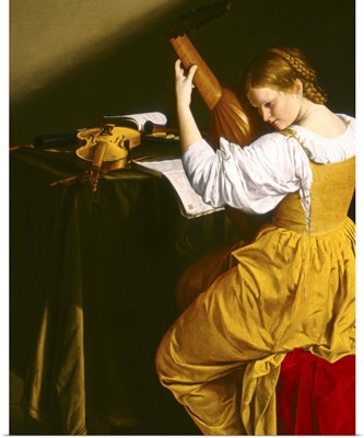 The Lute Player, by Orazio Gentileschi, c. 1612-20