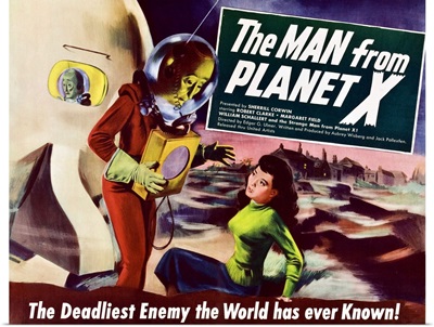 The Man from Planet X - Vintage Movie Poster