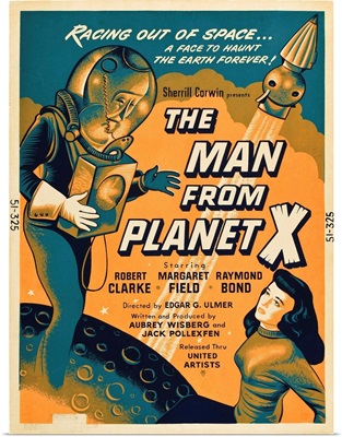 The Man From Planet X - Vintage Movie Poster