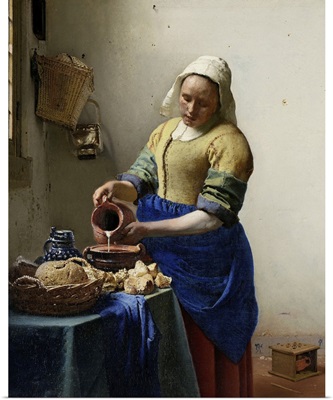 The Milkmaid, by Johannes Vermeer, 1660