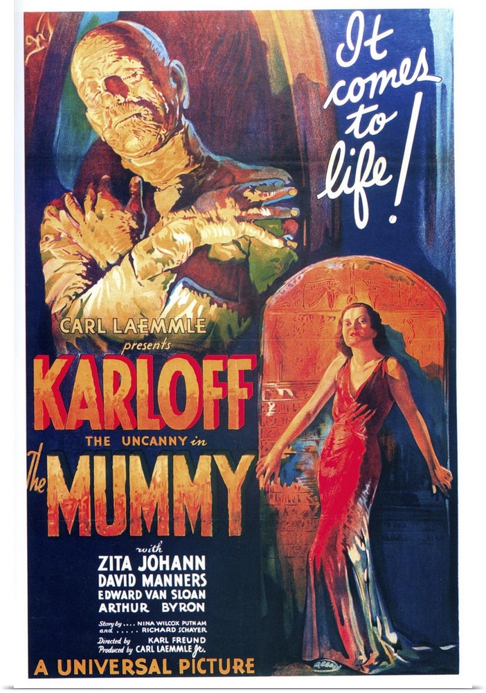 The Mummy, One Sheet Poster, 1932.