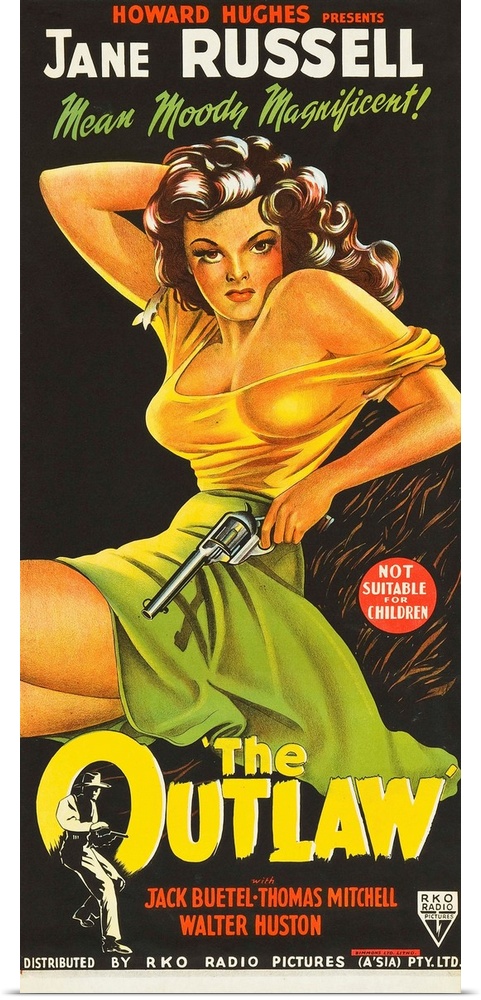 The Outlaw - Vintage Movie Poster