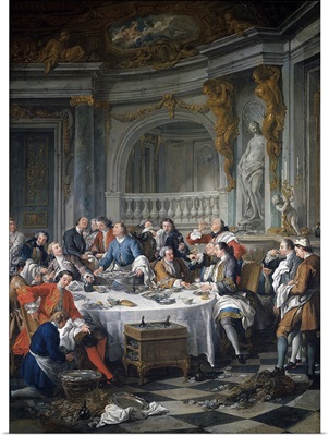 The Oyster Lunch, 1735, By Jean Francois de Troy, French, oil on canvas