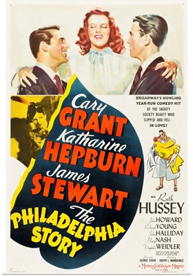 The Philadelphia Story - Vintage Movie Poster