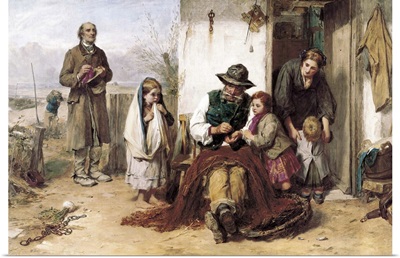 The Poor, Poor Man's Friend by Thomas Faed