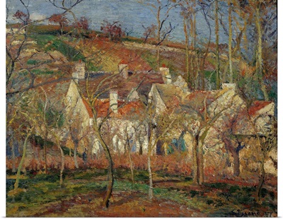 The Red Roofs, Corner of a Village, Winter, 1877