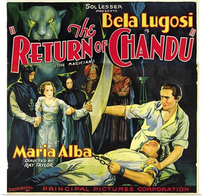 The Return Of Chandu - Vintage Movie Poster