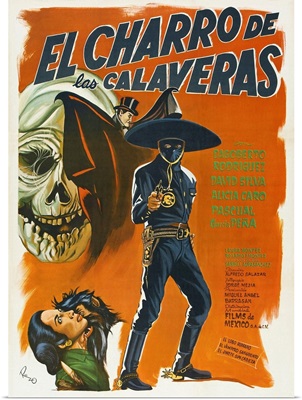 The Rider Of Skulls - Vintage Movie Poster (Mexican)
