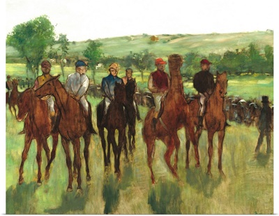The Riders, by Edgar Degas, 1885