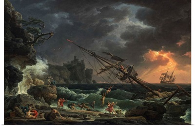The Shipwreck, by Claude-Joseph Vernet, 1772, French painting
