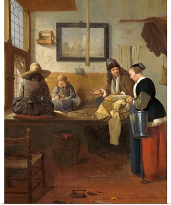 The Tailor's Workshop, by Quiringh van Brekelenkam, 1661