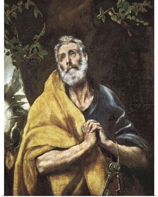 The Tears of Saint Peter. ca. 1594 - 1604. Mannerism art
