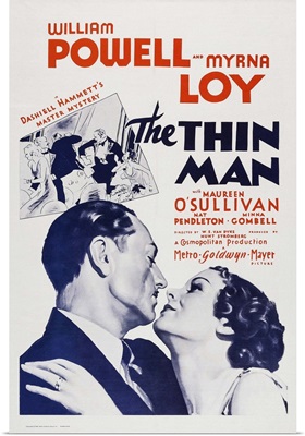 The Thin Man - Vintage Movie Poster, 1934