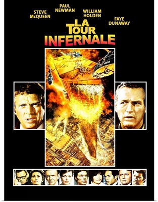 The Towering Inferno, French Poster Art, 1974