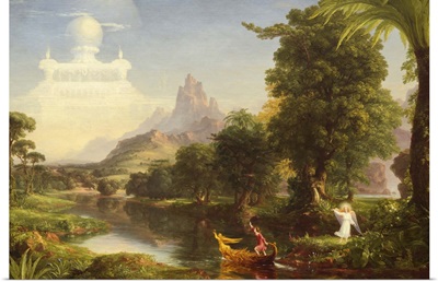 The Voyage of Life: Childhood, by Thomas Cole, 1842, American painting