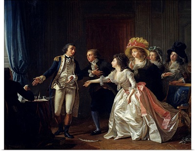 The Wedding Contract Interrupted, 1780, By Michel Garnier, French, oil on canvas