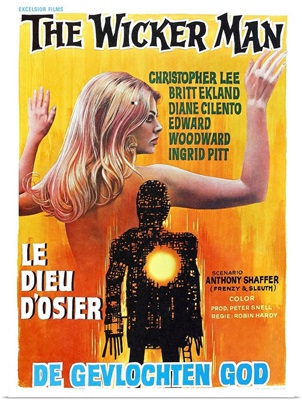 The Wicker Man - Vintage Movie Poster (Belgian)