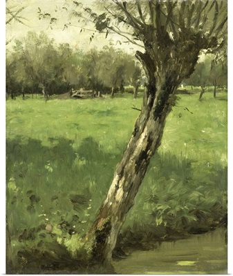 The Willow, by Geo Poggenbeek, c. 1873-1903, Dutch oil painting