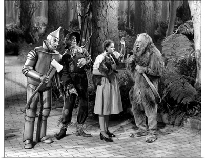The Wizard Of Oz, Jack Haley, Ray Bolger, Judy Garland, Bert Lahr, 1939