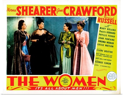 The Women, Joan Crawford, Rosalind Russell, Norma Shearer, Joan Fontaine, 1939