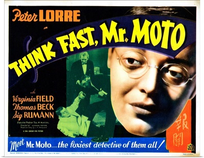 Think Fast, Mr. Moto, Lobbycard, 1937