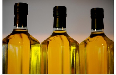 Three Bottles Of Olive Oil