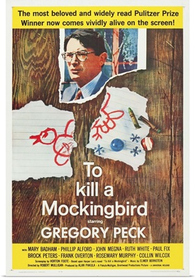 To Kill A Mockingbird - Vintage Movie Poster