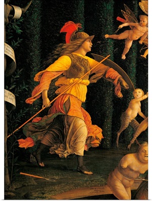 Triumph Of Virtue, By Andrea Mantegna, Ca. 1502. Louvre, Paris, France. Detail