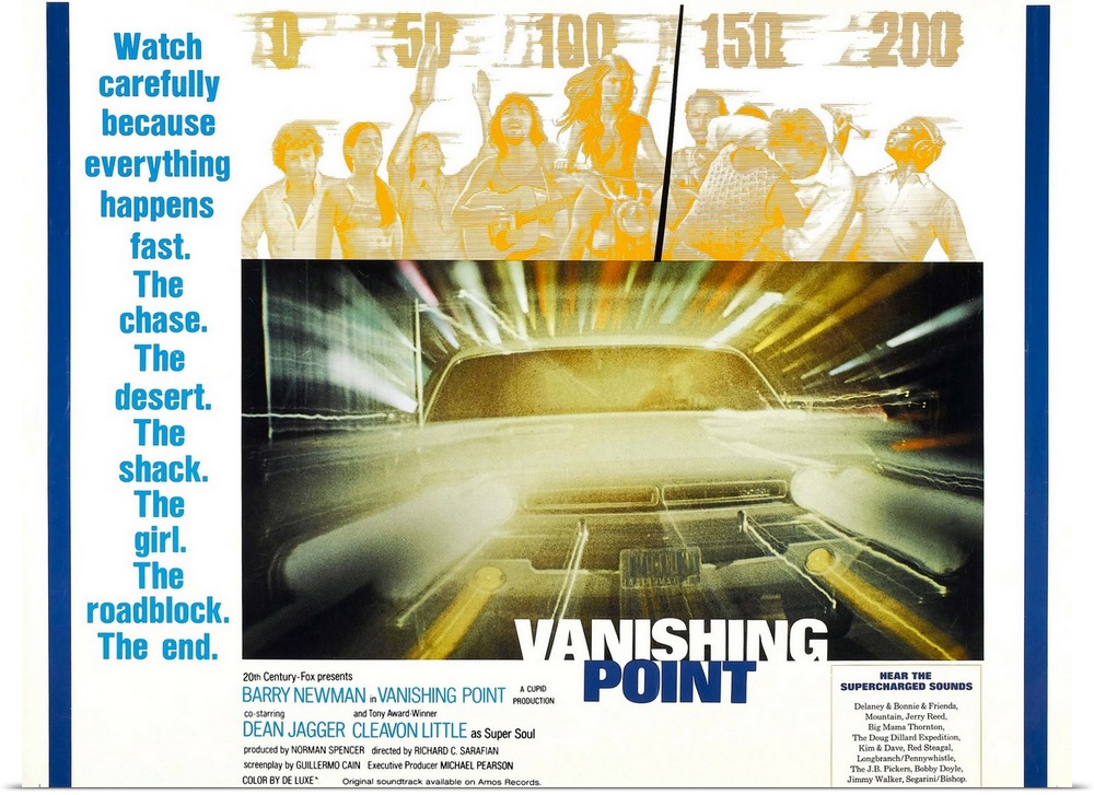 Vanishing Point - Vintage Movie Poster