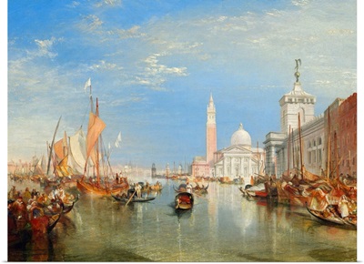 Venice: The Dogana and San Giorgio Maggiore, 1834, British paintin