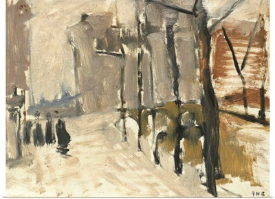 View in the Hague, George Hendrik Breitner