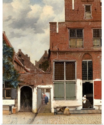 View of Houses in Delft, Johannes Vermeer, 1658